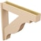 Ekena Millwork 7 1/2-in W x 38-in D x 38-in H Funston Block Rough Cedar Woodgrain TimberThane Outlooker, Primed Tan OUTUR075X38X38FST44RCPR - alternate 2